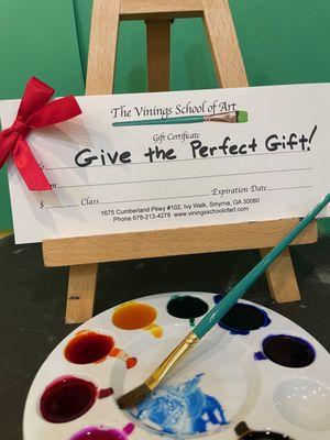 Give the gift of ART! Order online or call 678-213-4278.