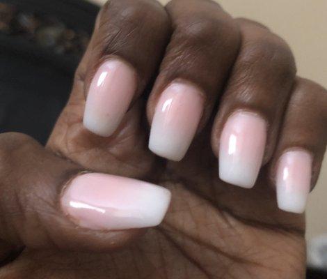 My cuticles look horrible. I was disappointing nail experience. I asked for dip and got acrylic.SMH ‍