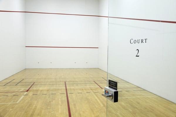 Challenge your friends to a game of racquetball or squash! Just don't lose or you'll have to pay for dinner (like me!)