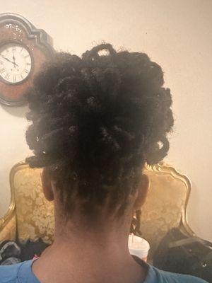 Shampoo, re-twist, pedal style