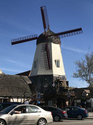 A Danish-inspired windmill in Solvang