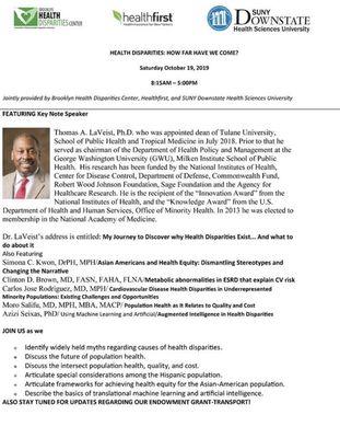 2019 Health Disparities Symposium