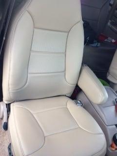 Finished passenger seat