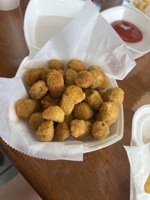 Fried okra