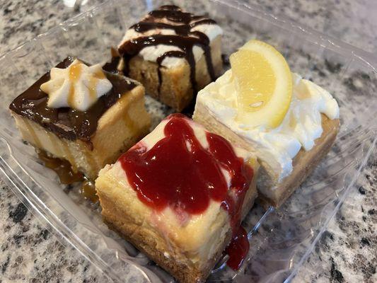 Homemade cheese cake sampler (take out)