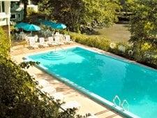 Our heated outdoor pool