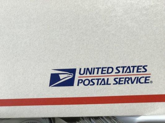 United States Postal Office Approved Shipper.