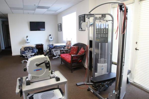 Rehab bay inside the clinic