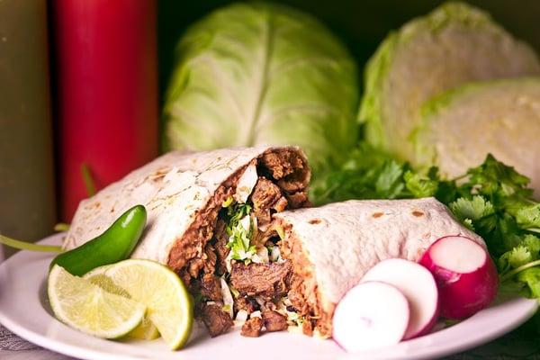 Our original and popular Carne Asada Burrito!