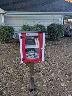 Raeburn Little Free Library, 12049 Parks Farm Ln, Charlotte