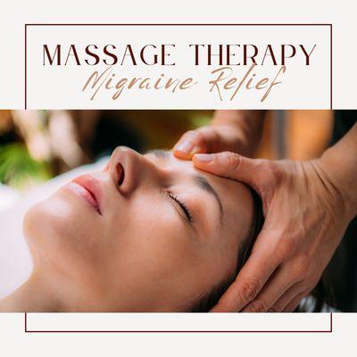 Massage therapy can help alleviate migraines by reducing muscle tension and promoting relaxation.