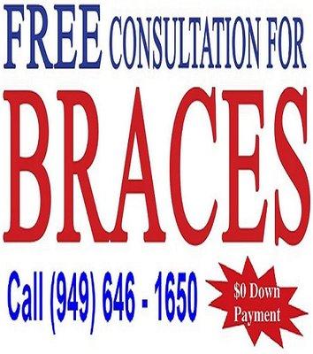 FREE Consultation & $0 Down Payment for Braces