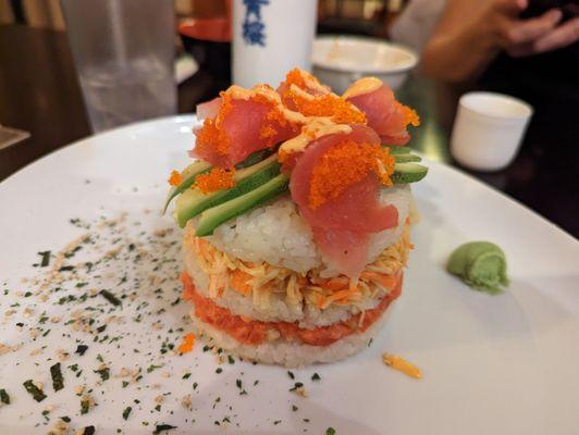 Sushi cake