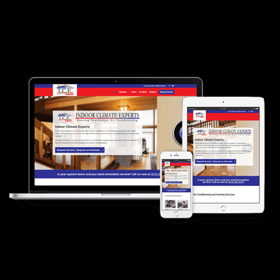 www.icehvacsd.com - Contractor Responsive Website Design