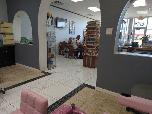 Nail salon