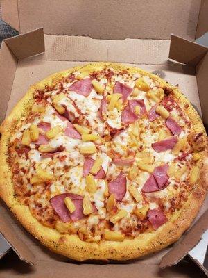 Medium Pizza with Ham & Pineapple