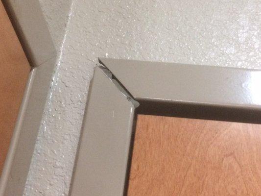 Door frame separating