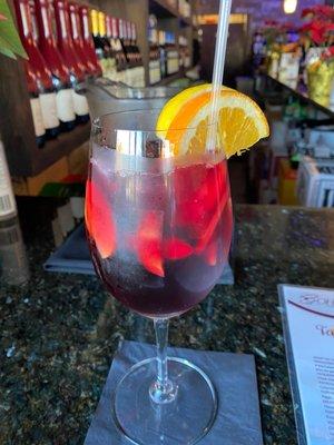 Fresh made red sangria