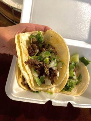 Steak taco