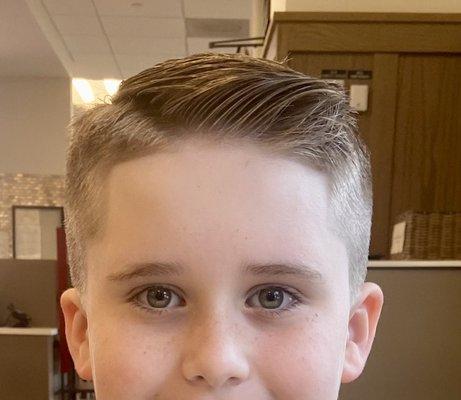 My kiddo's haircut