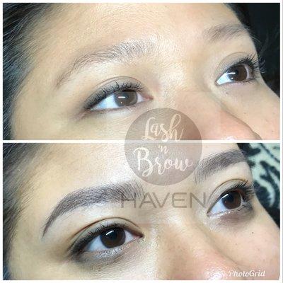 natural soft eyebrow 6D microblading