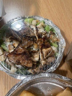 74. Grilled Chicken Caesar Salad