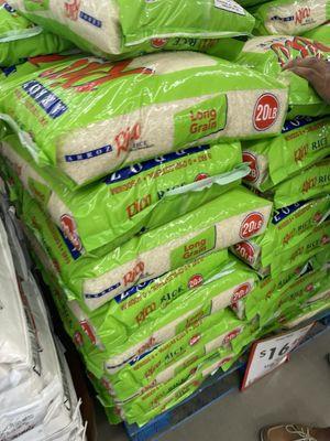 20lb bags of rice! Wow