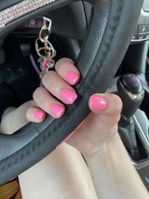 Pink Acrylic Nails