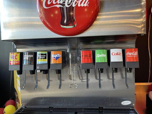 Fountain drink options