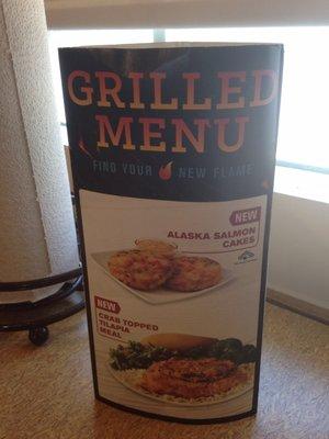 Grilled menu ad