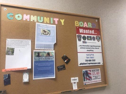 Community board