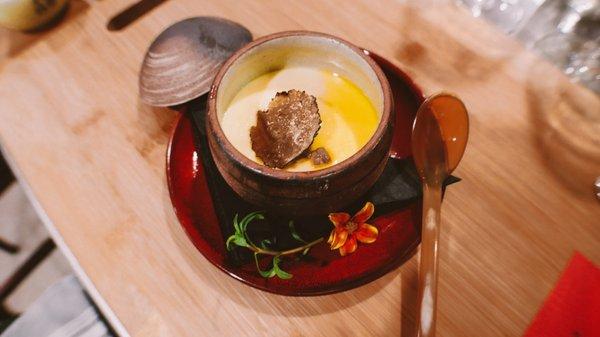 Steam Egg with Foie Gras