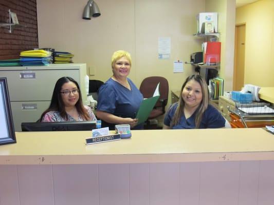 Our welcoming office staff is ready to book your appointment today!