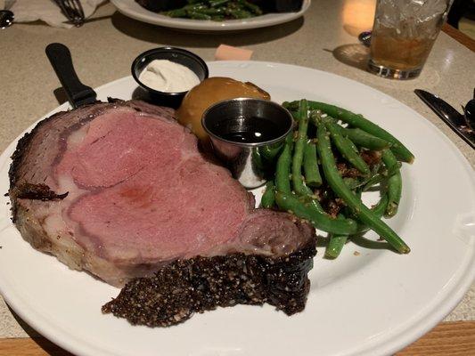 Prime rib dinner special