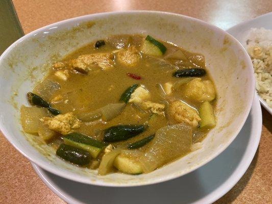 Panang Curry with tofu