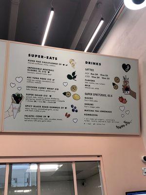 Food menu