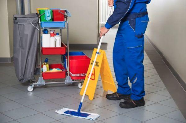 Damp mopping