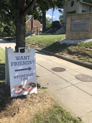 Join us Wednesday nights at 7 PM for free donuts and an intriguing Bible study.