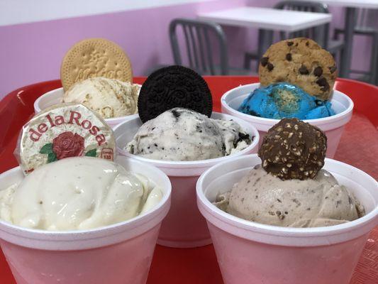 Our unique flavors in Ice Cream