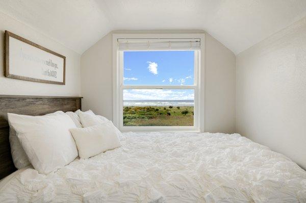 The view from one of the upstairs bedrooms at 1831 S. Prom.
This home had been fully renovated before coming onto the market in 2021.