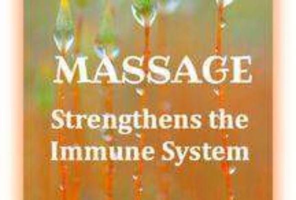 In addition to the pain relieving benefits of massage, it also gives the immune system a boost helping to fight off colds and sickness.