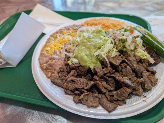 Carne Asada plate