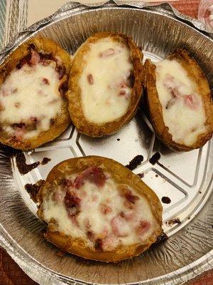 Potato Skins with Bacon and Cheese