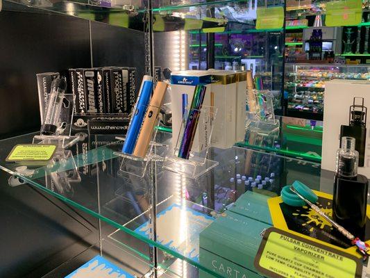 Large selection of dry and concentrate vaporizers!