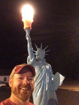 Nothing like liberty and ice cream. #America #freedom