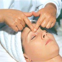 Accupressure helps relieve tention in facial muscles.