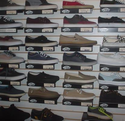 Simple Sports offers Vans shoes in a variety of colors and models