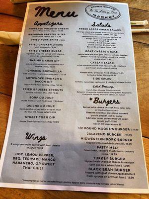 Menus