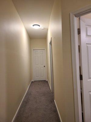 Completed hallway!