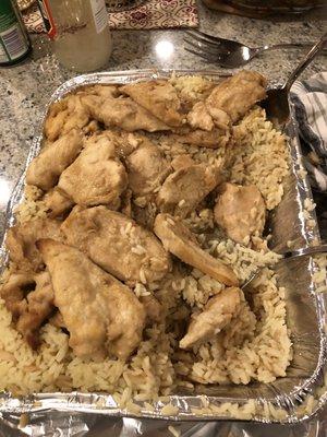 Chicken Marsala and Rice